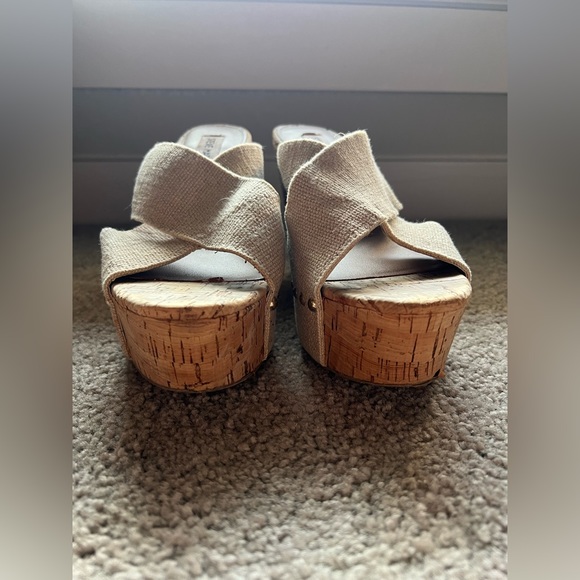 Steve Madden “Pride” Cork Wedges - Picture 2 of 13